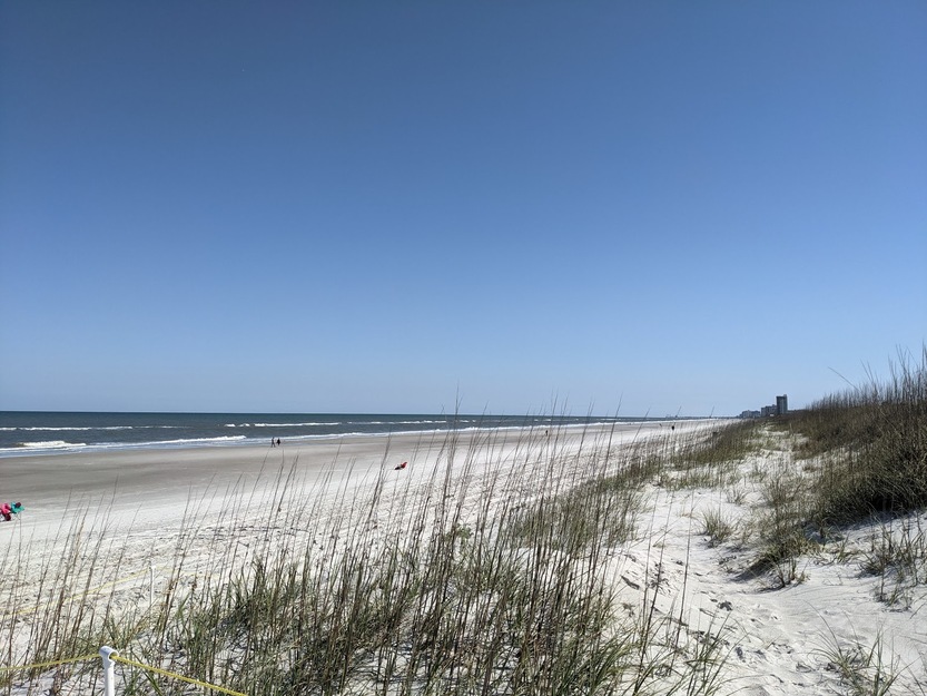 Sandy beach