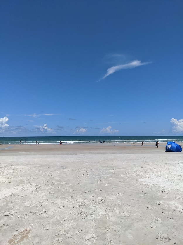 Sandy beach