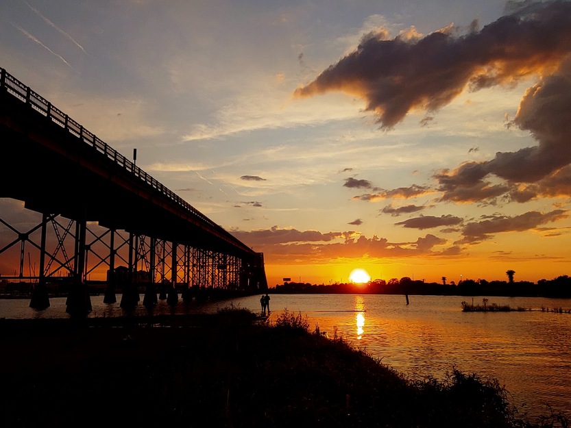 Sunrise at Lake Charles, LA