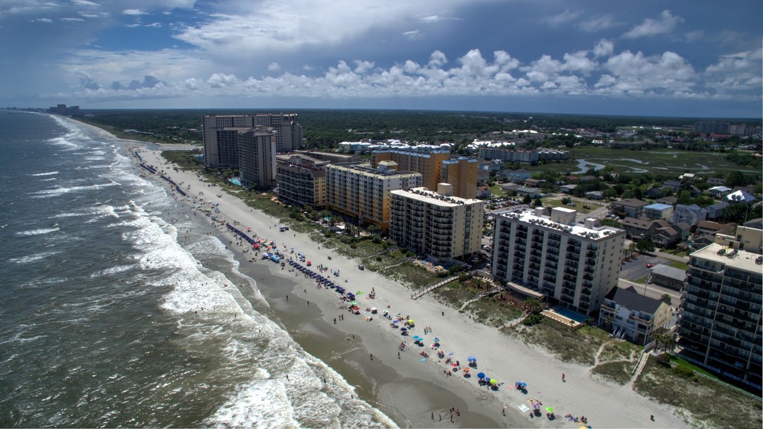 Windy Hill Beach aerial view