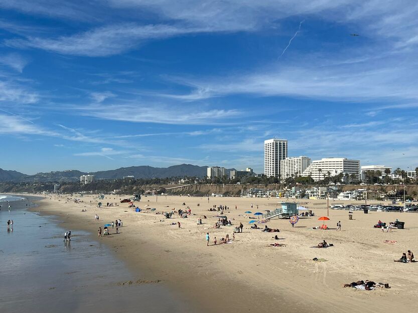 Santa Monica Beach CA