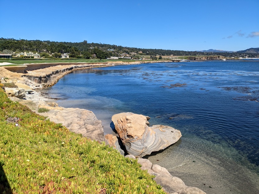 Rocks on Pebble Beach California