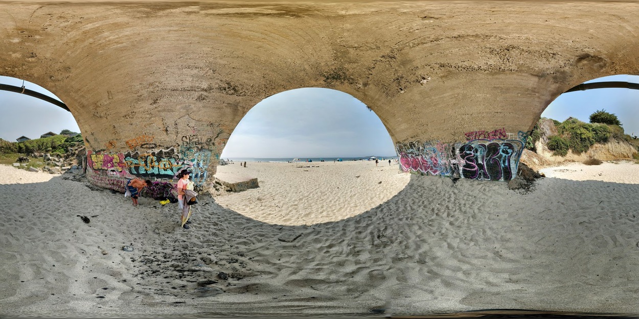 Entrance to Miramar Beach in Half Moon Bay