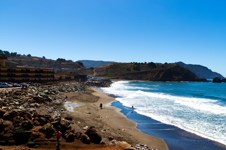 Rockaway Beach in Pacifica California