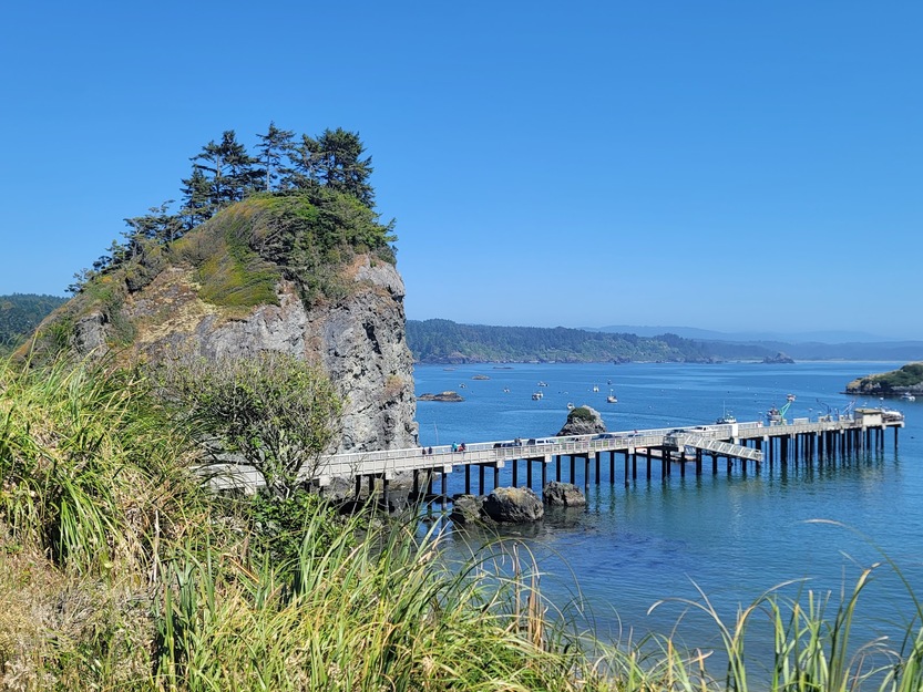 Fisherman's Wharf Beach in Trinidad California