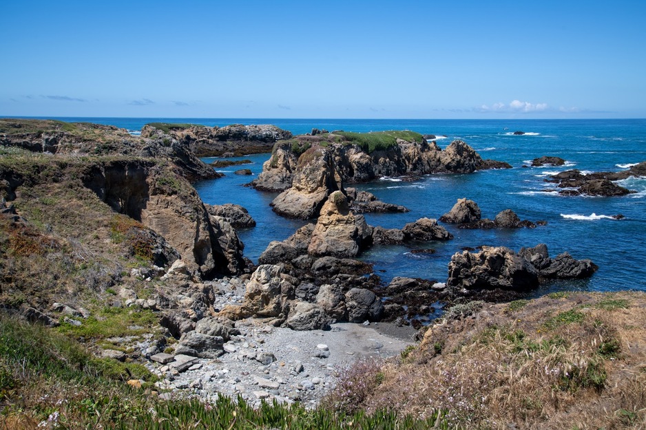 Rocks near Glass Beach California