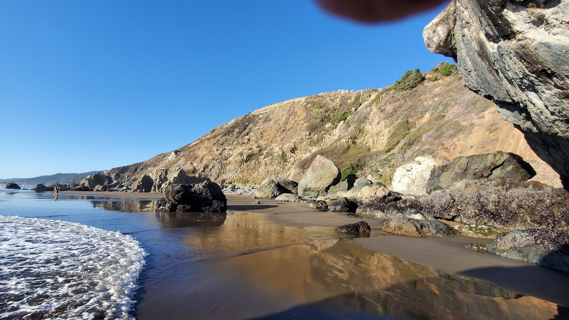 Rocks on Red Rock Beach CA