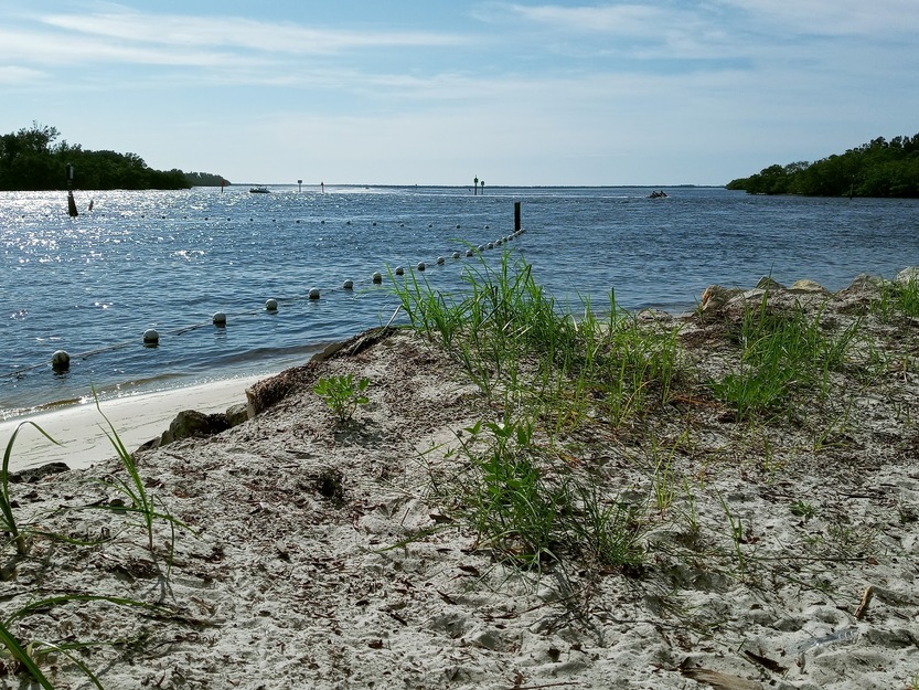 Designated swimming ares on Howard Park Beach