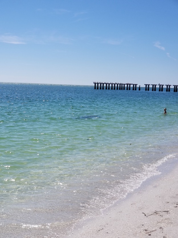 Pier on Gasparilla Island State Park Beach