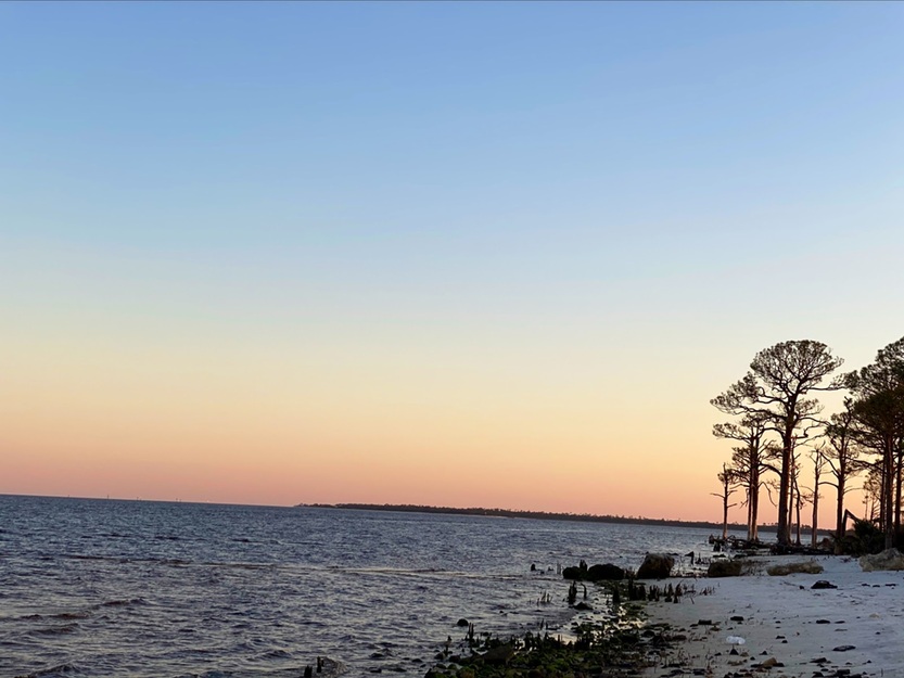 Sunset on Mashes Sands Beach, Florida