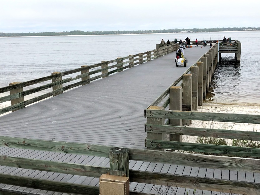 Fort Pickens fishing pier