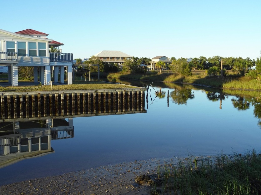Scenic view of Horseshoe Beach Park FL