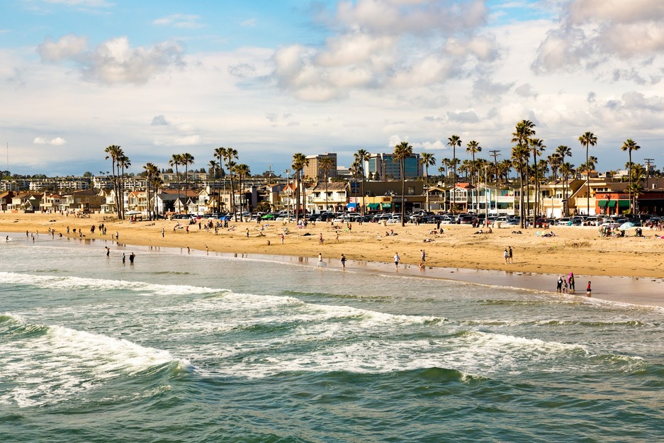Newport Beach Municipal Beach California