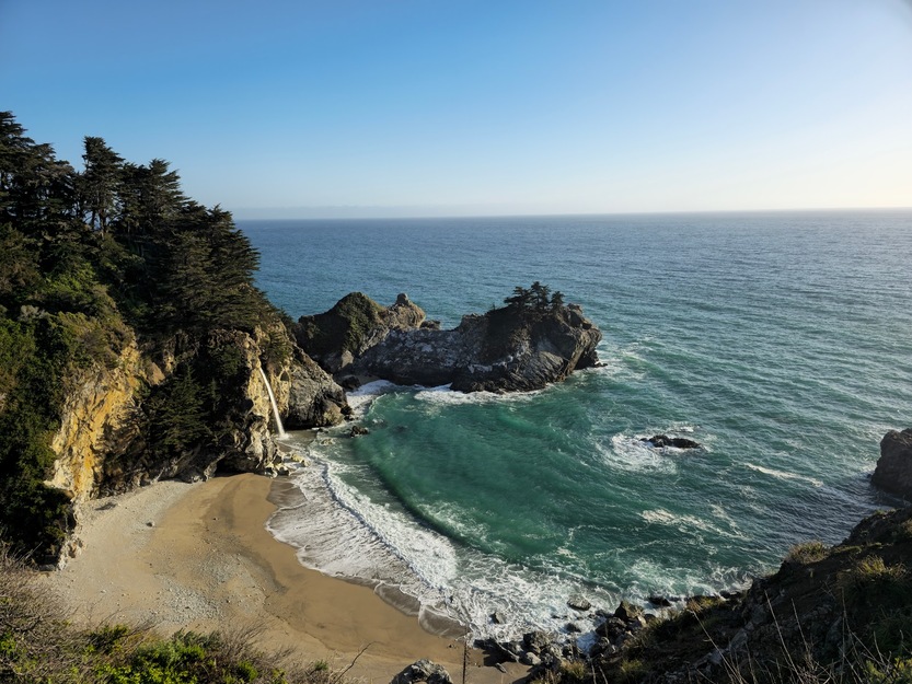 Rocks on McWay Beach California