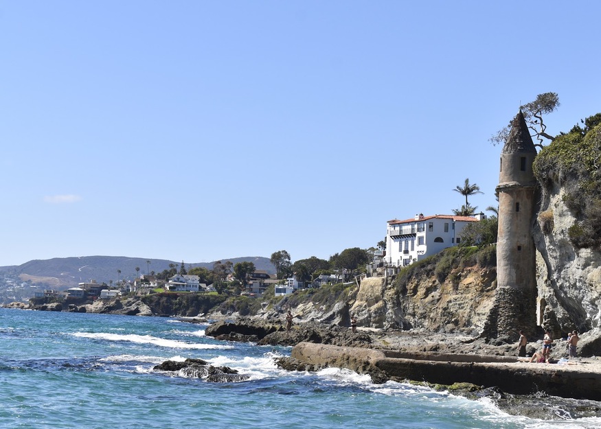 Rocks on Victoria Beach, Laguna Beach, California