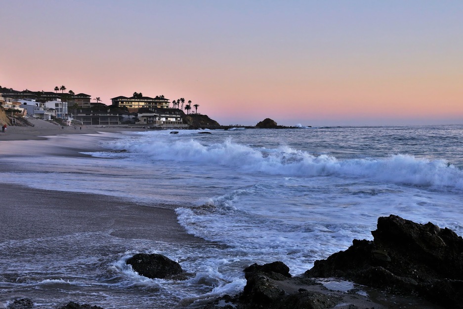 Evening on Victoria Beach, Laguna Beach, California