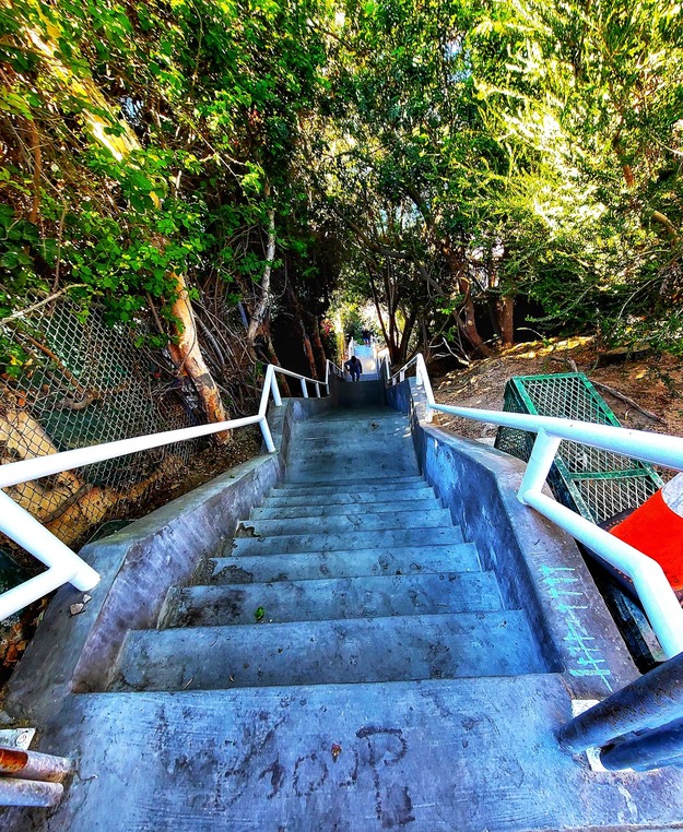 Stairs on 1000 Steps Beach California
