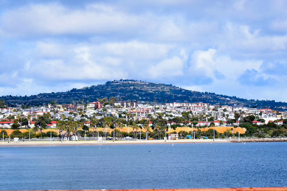 Hill near Cabrillo Beach CA