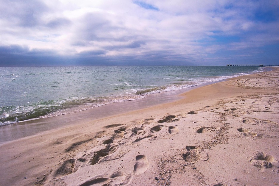 Sandy beach