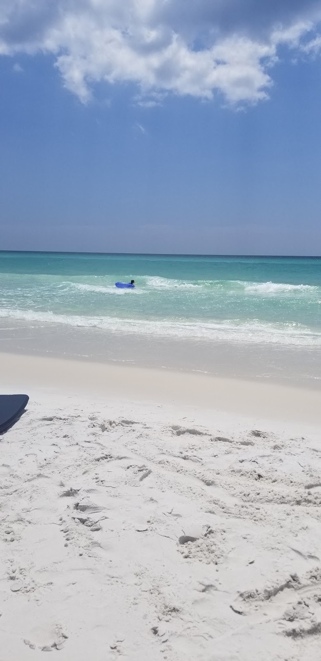 Blue water near Blue Mountain Beach