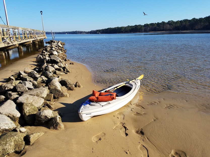 Kayak on the beach