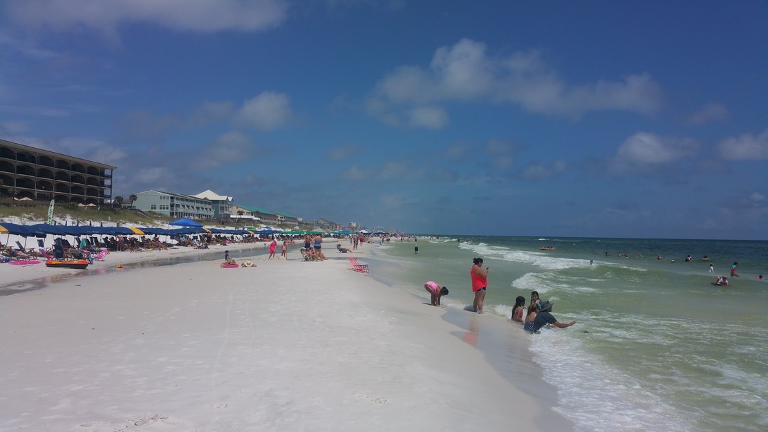 People on the beach