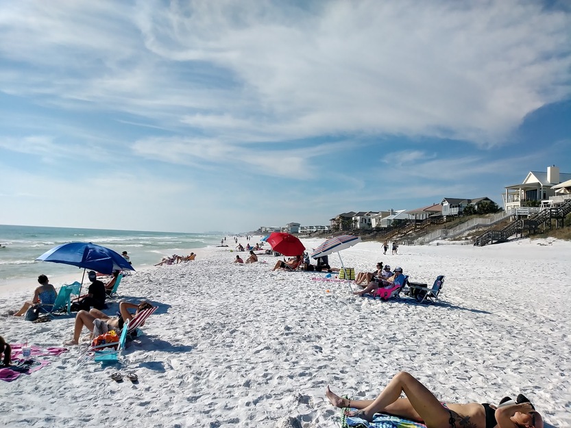 People on the beach