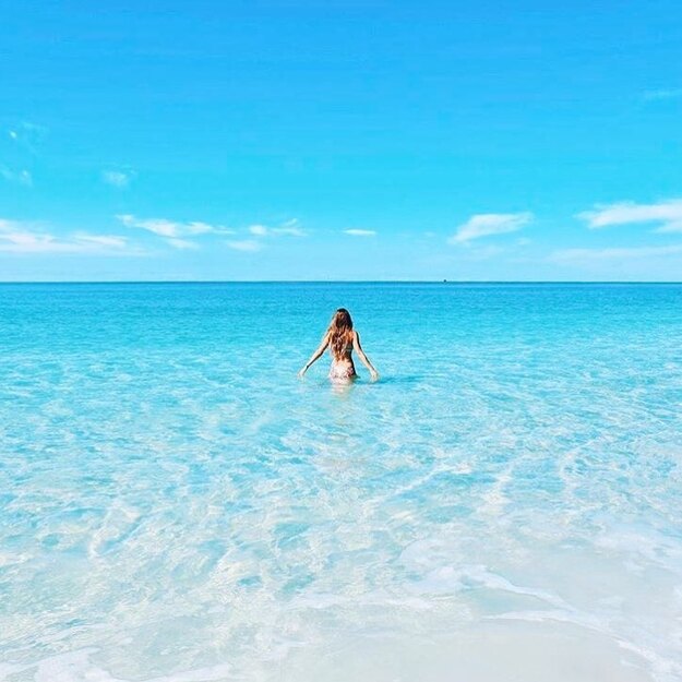 Bathing woman