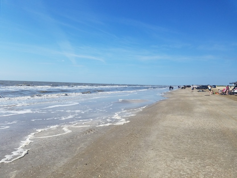 Cars on Crystal Beach