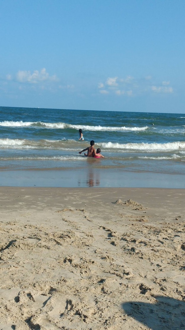 Kids playing in water
