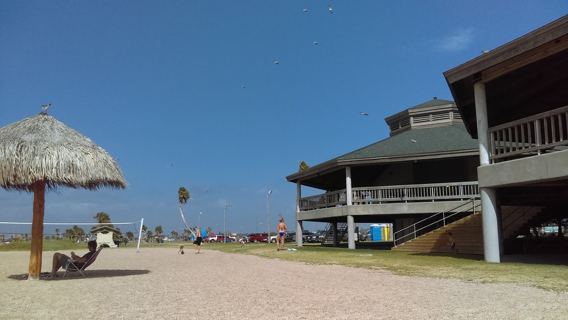 Beach pavilion