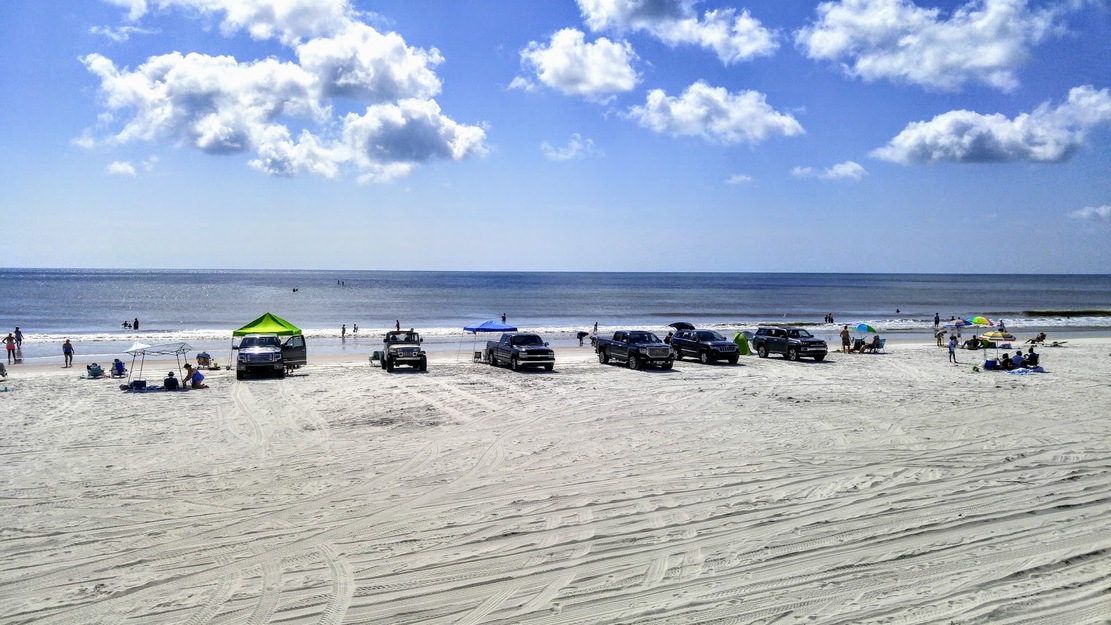 Cars on the beach