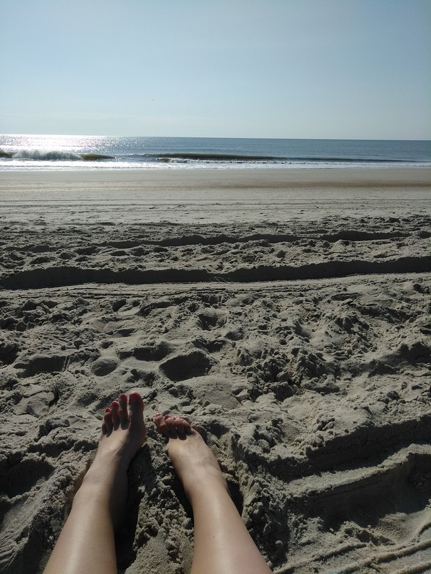 Sand and sea