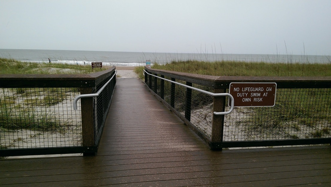 Beach entrance