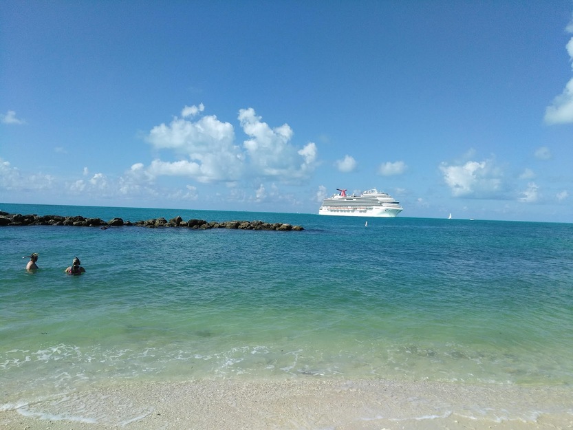 Ship in the sea