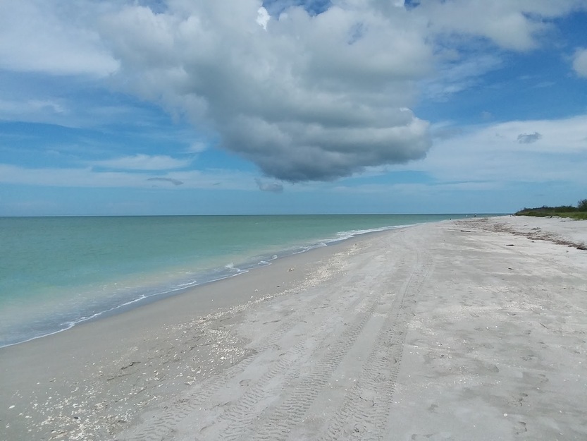 Clouds over the sea