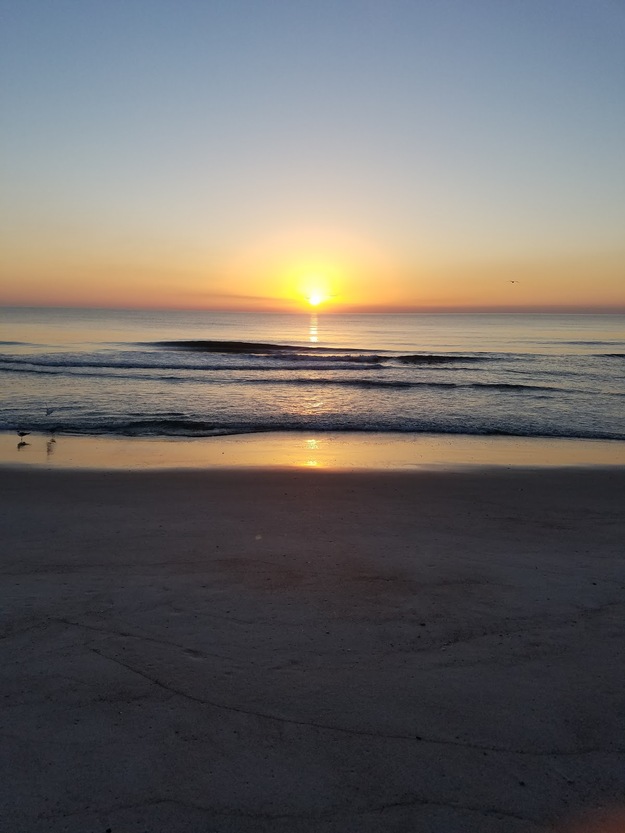 Sunset on the beach