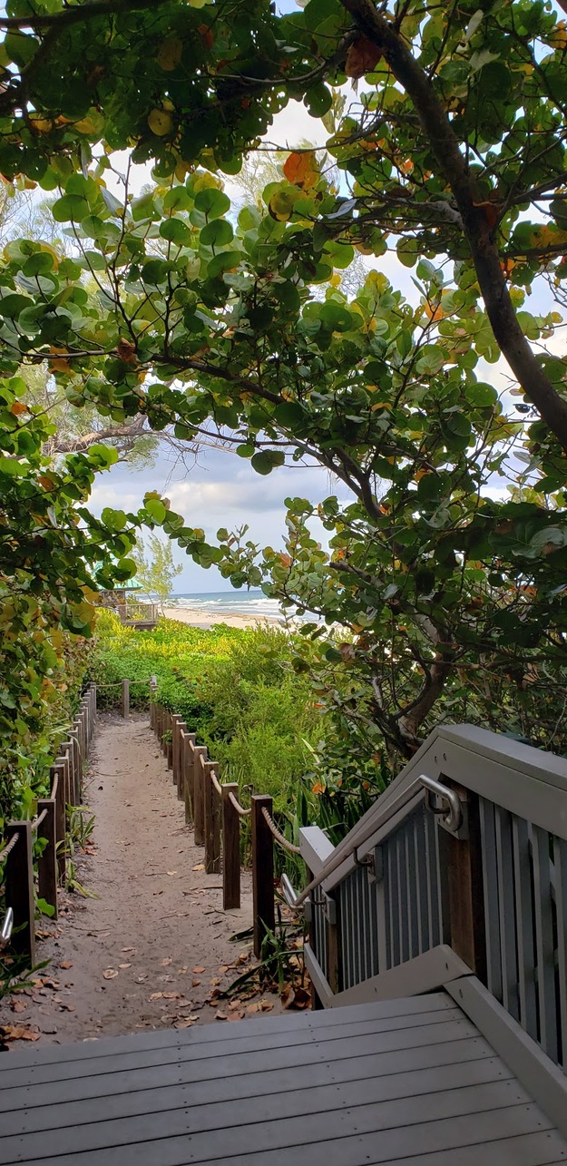 Beach entrance