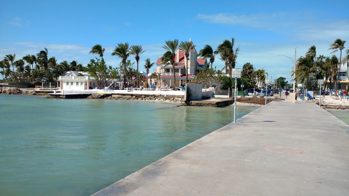 Pier view of the beach