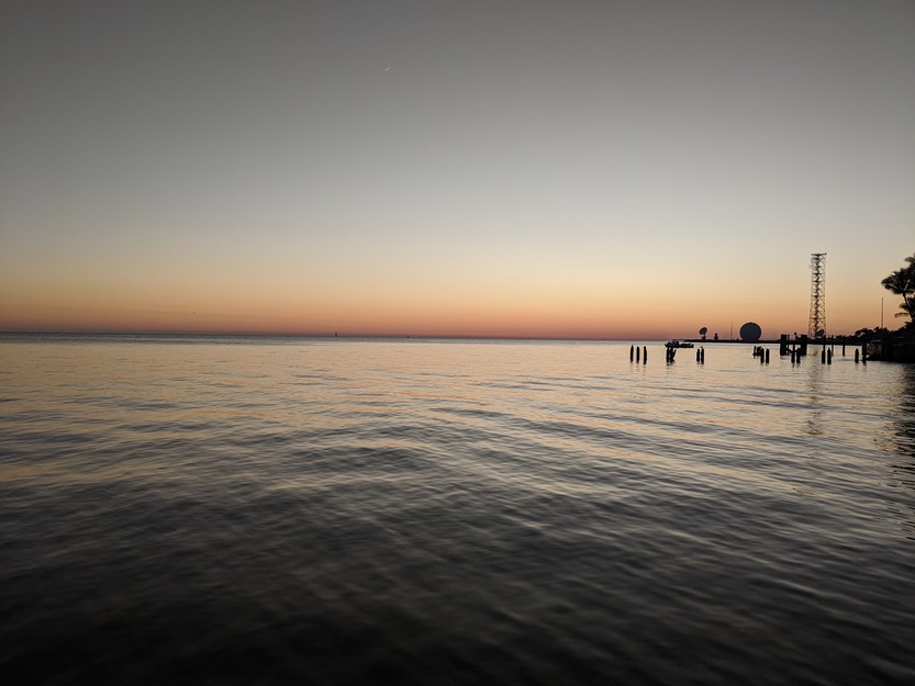 Sunset at the sea