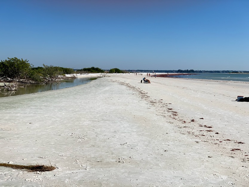Sandy beach