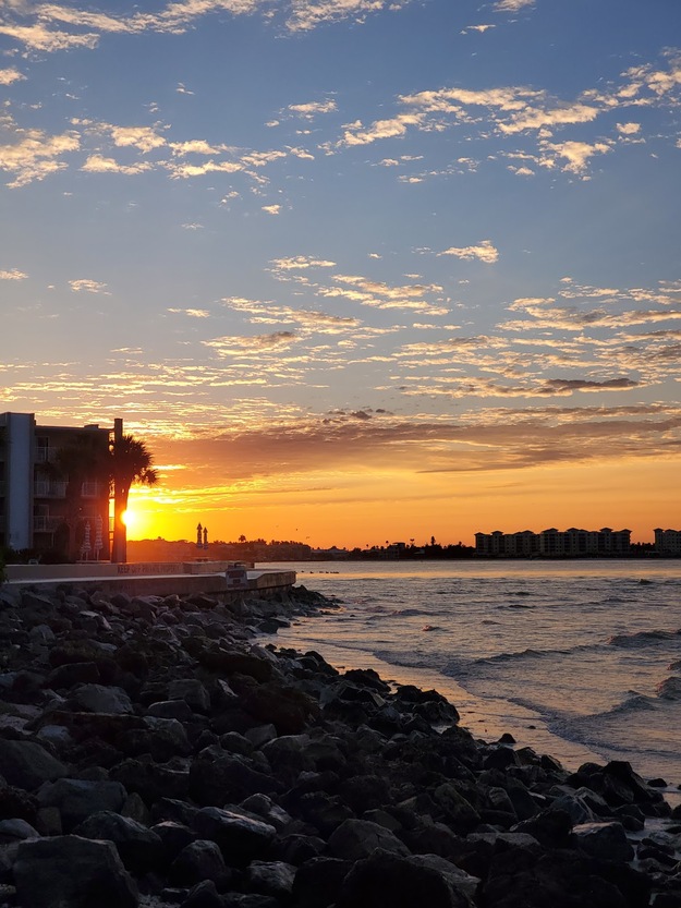 Sunset on the beach