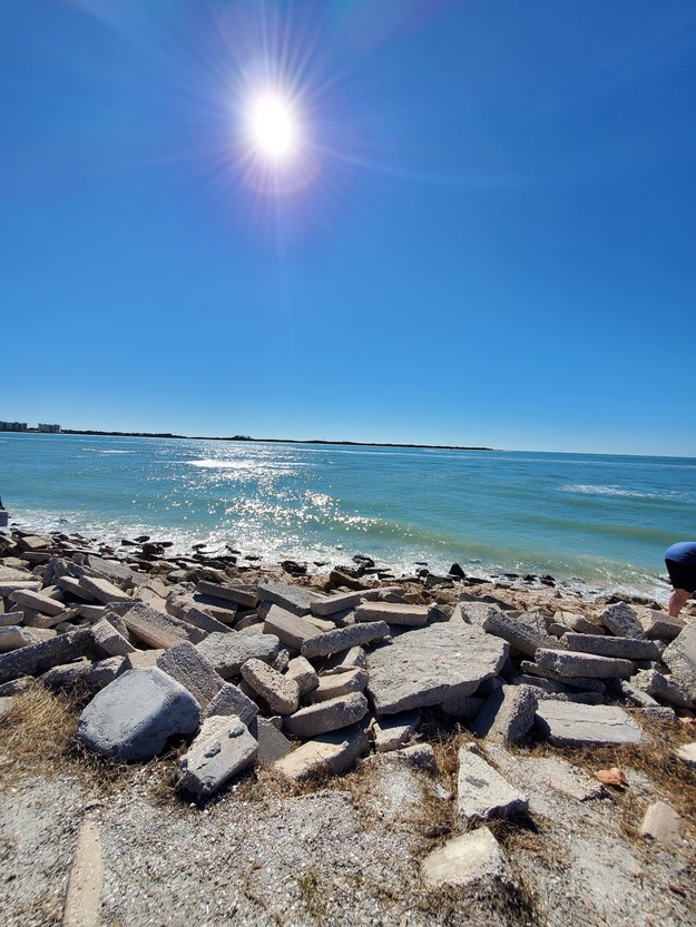 Rocks seashore