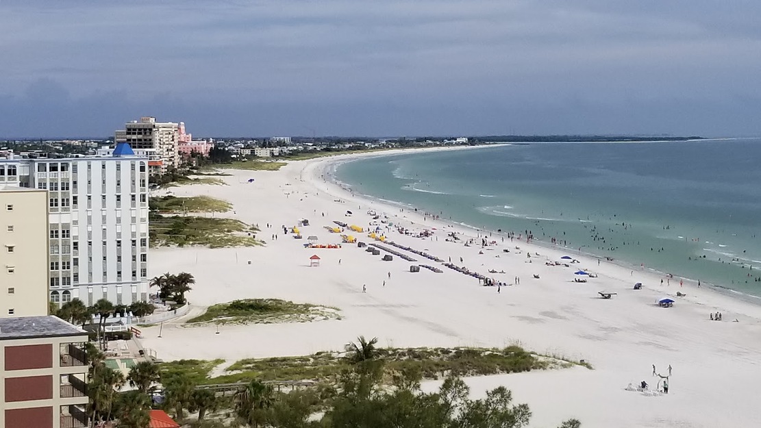 St. Pete Beach aerial view