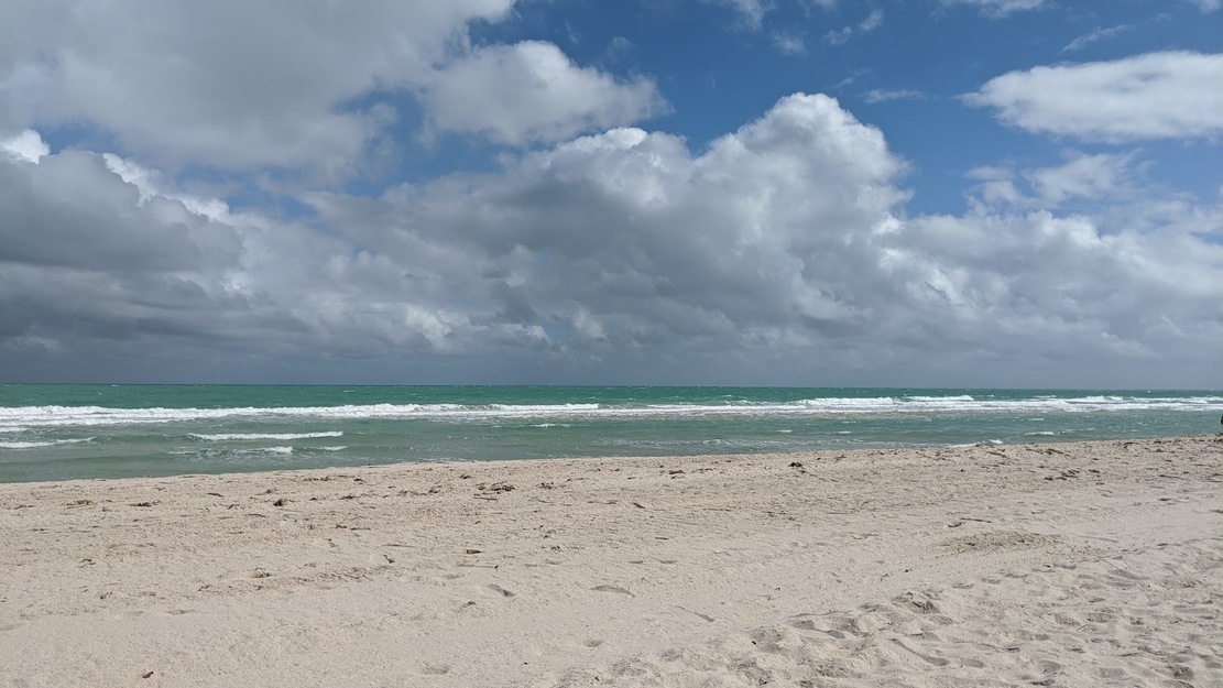 Clouds over the sea