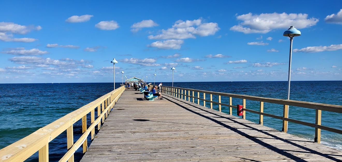 Wooden pier