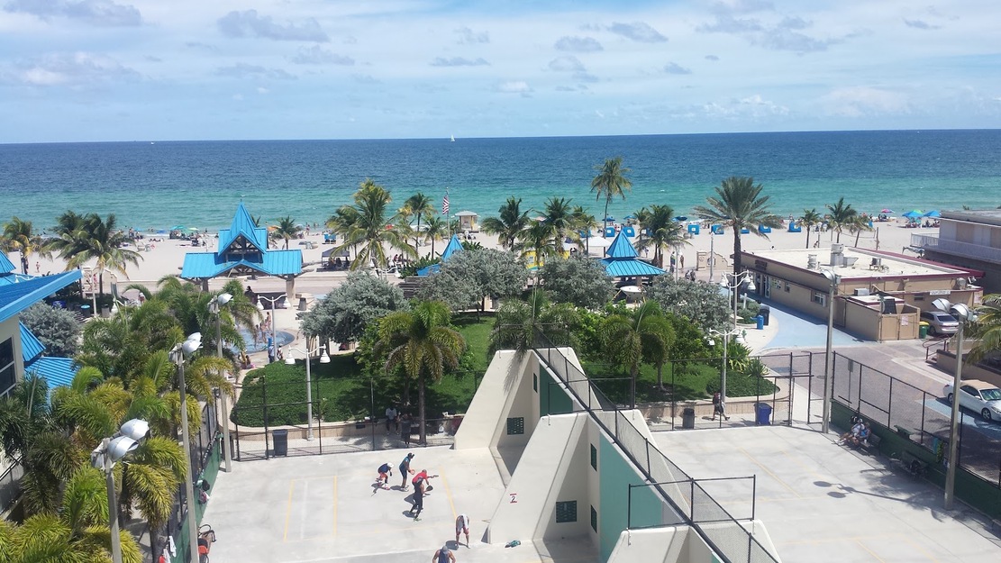 Sea view from roof tops