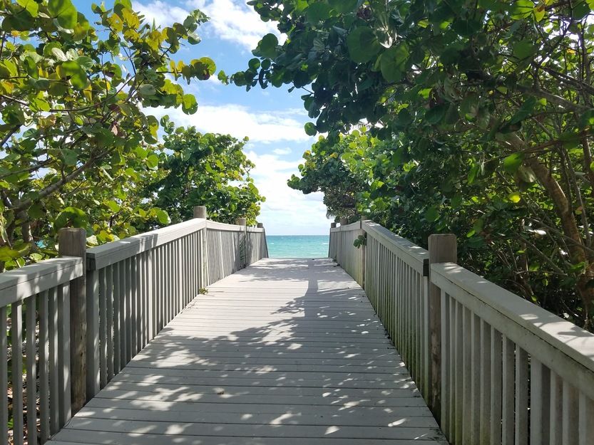 Beach boardwalk