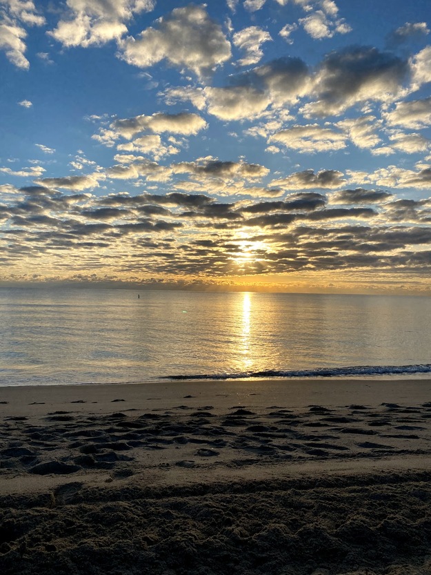 Sunrise on the beach
