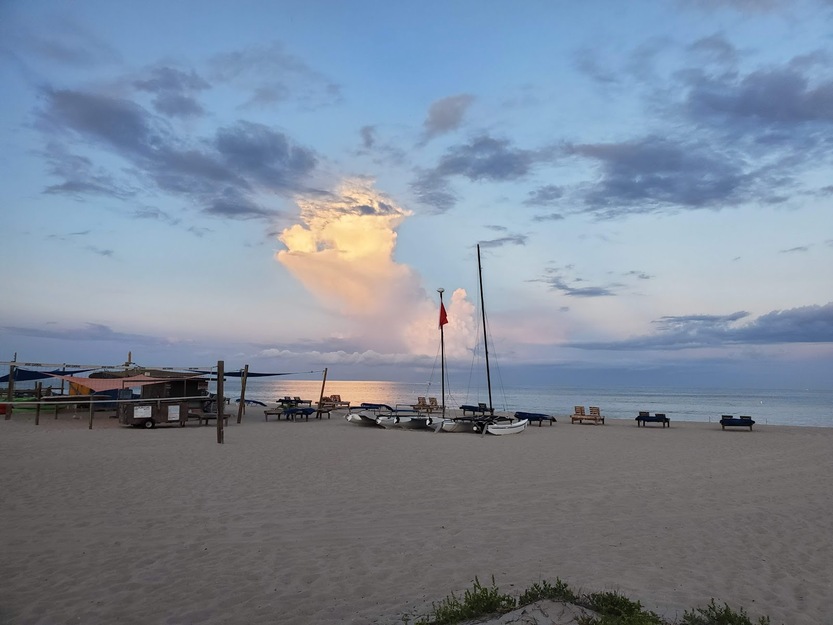 Evening on the beach